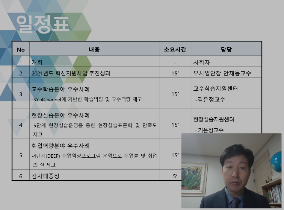 2021 전문대학혁신지원사업 워크숍 개회 동영상